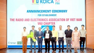 Thành lập chi hội Vô tuyến - Điện tử Trường Đại học công nghệ thông tin và truyền thông Việt Hàn Thành lập chi hội Vô tuyến - Điện tử Trường Đại học công nghệ thông tin và truyền thông Việt Hàn