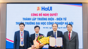 Thành lập Trường Điện - Điện tử thuộc Đại học Công nghiệp Hà Nội Thành lập Trường Điện - Điện tử thuộc Đại học Công nghiệp Hà Nội